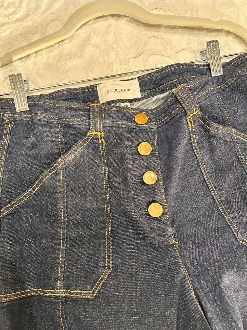 Dear John High Waist Button Fly - Picture 4 of 4